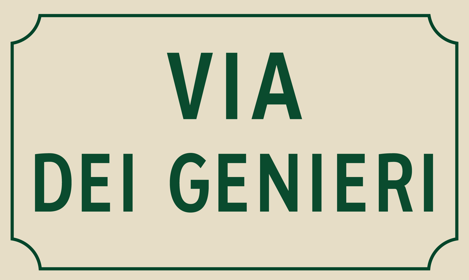 GiorgioVergari-Cartello-Stradale-Via-Dei-Genieri